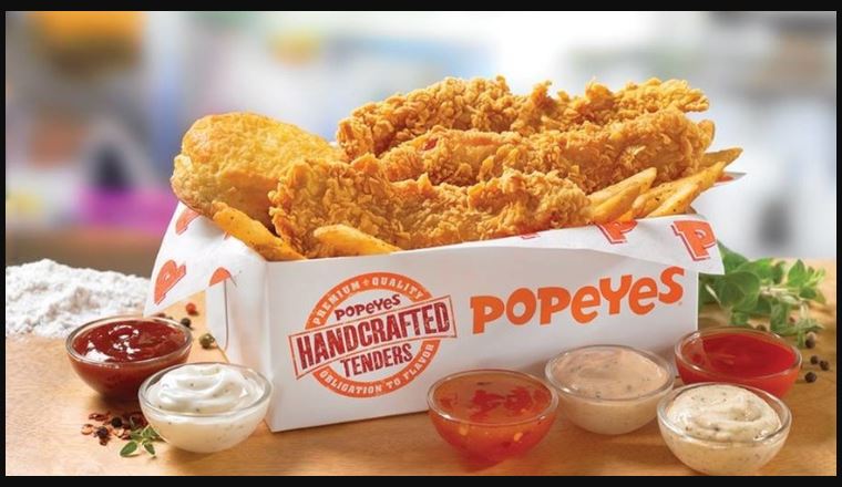 Handcrafted Tenders from Popeyes